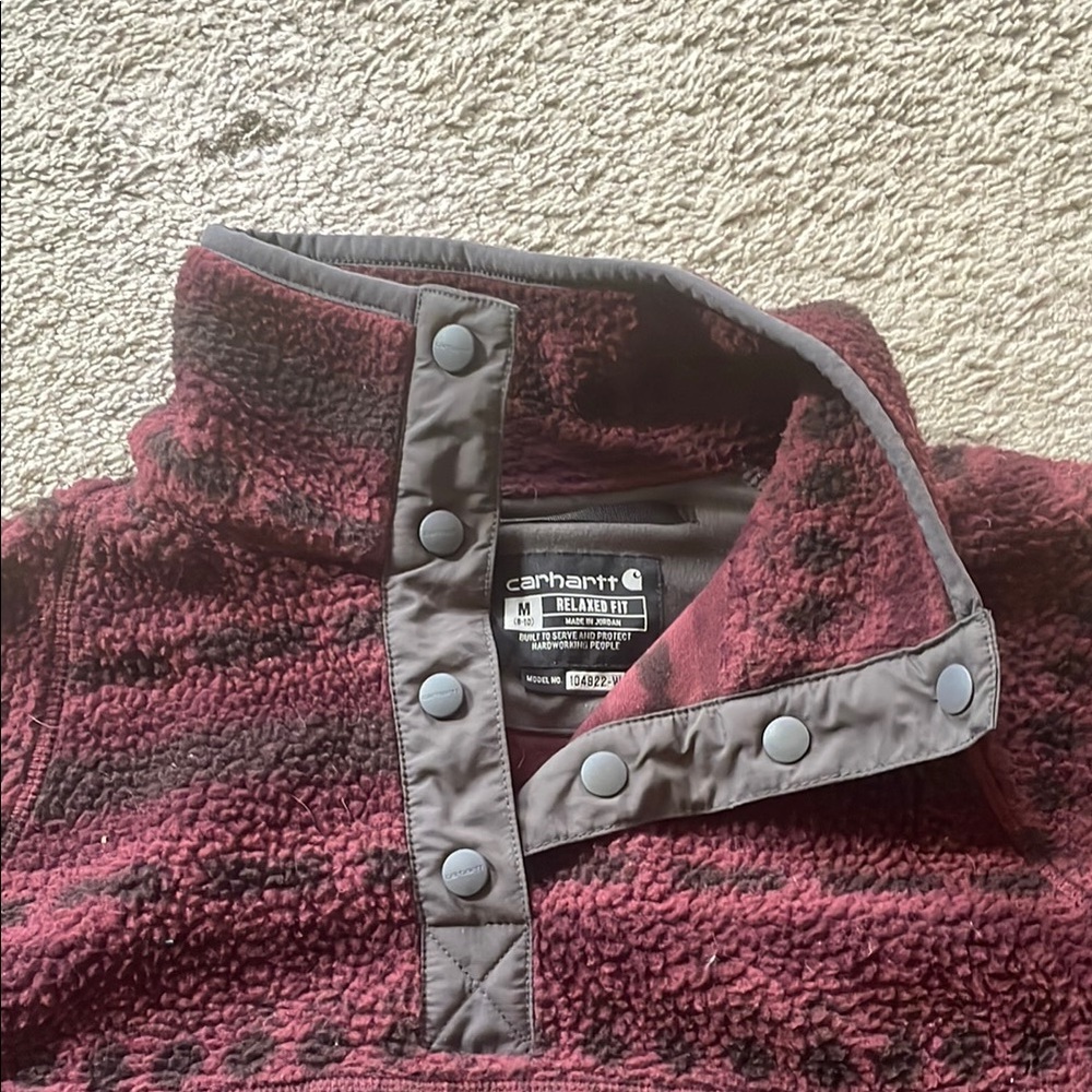 Carhartt Women’s Burgundy Sweater - Picture 2 of 6